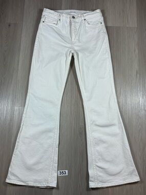 Frame Denim White Flared Jeans Size 27